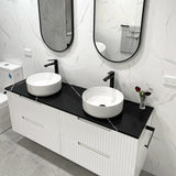 Vanity NOOSA Wall Hung 1500mm Satin White