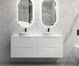Vanity NOOSA Wall Hung 1500mm Satin White