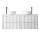 Vanity NOOSA Wall Hung 1500mm Satin White