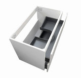 Vanity NOOSA Wall Hung 900mm Satin White