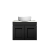 HAMPTON Mark II Wall Hung Vanity 600mm Satin Black