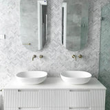Vanity NOOSA Wall Hung 1500mm Satin White