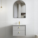 BOSTON Wall Hung Vanity 600mm Light Grey-Clearance