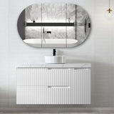 Vanity NOOSA Wall Hung 1200mm Satin White