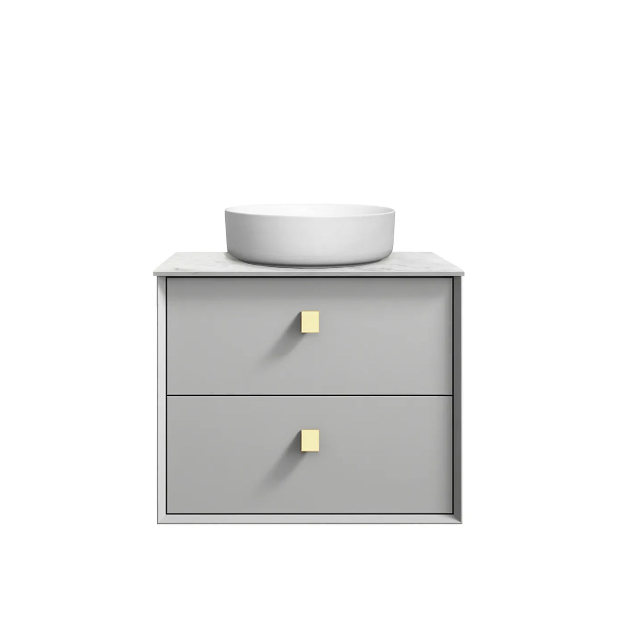 BOSTON Wall Hung Vanity 600mm Light Grey-Clearance