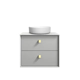BOSTON Wall Hung Vanity 600mm Light Grey-Clearance
