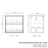 BOSTON Wall Hung Vanity 600mm Light Grey-Clearance