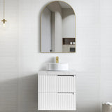 Vanity NOOSA Wall Hung 600mm Satin White