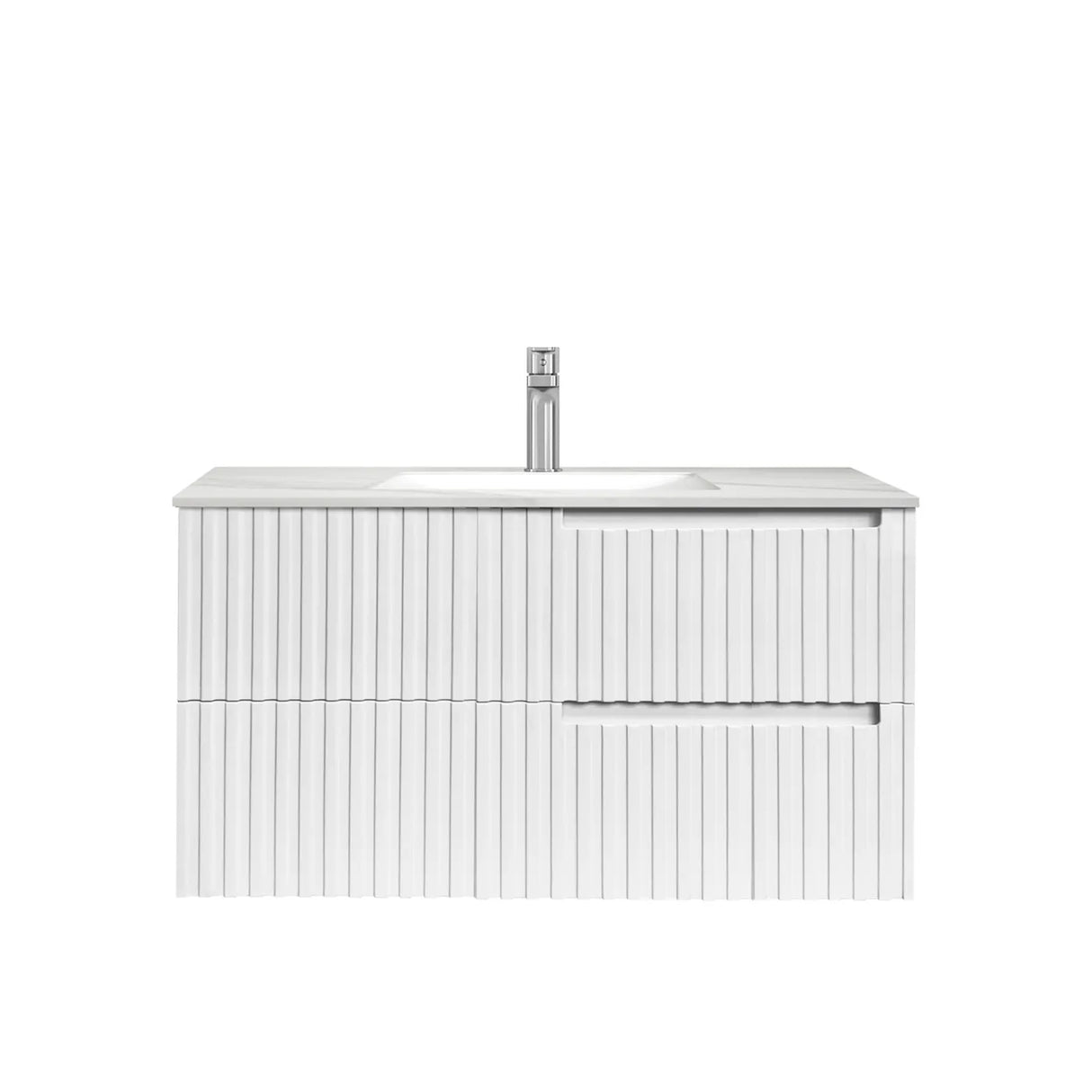 Vanity NOOSA Wall Hung 900mm Satin White