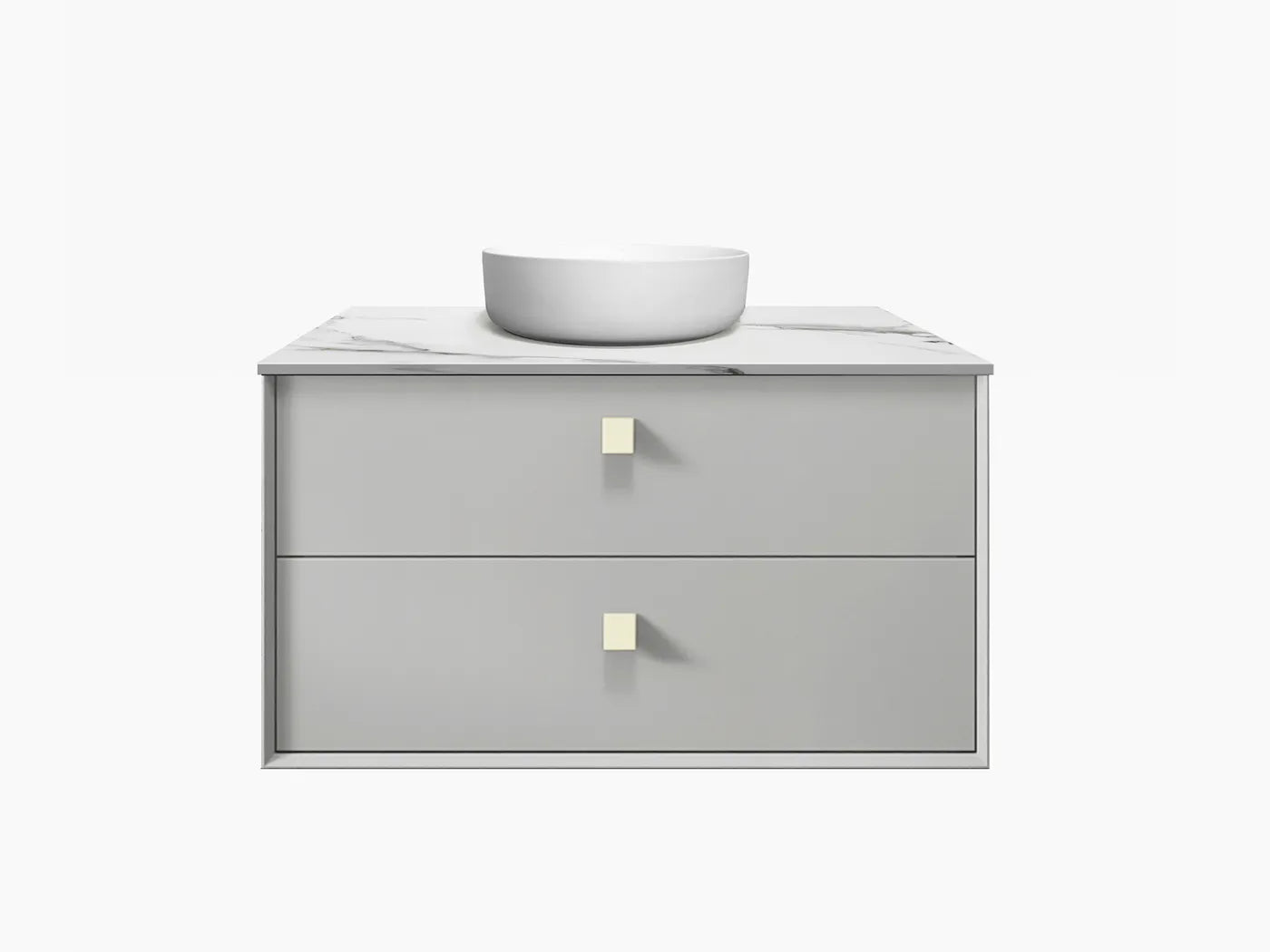 BOSTON Wall Hung Vanity 900mm Light Grey-Clearance
