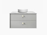 BOSTON Wall Hung Vanity 900mm Light Grey-Clearance