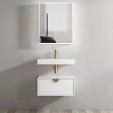 Moonlight Solid Surface Basin 750X460mm with Optional Mixer & Bottle Trap (Rectangle: 750x460x80)