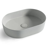 QUAY Matte Grey Ceramic Basin (Oval: 500x340x120)