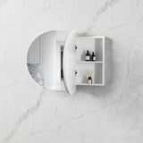 COOGEE Shaving Cabinet W900xH600mm Natural Oak / Black Oak / Matte White