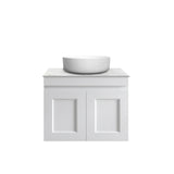 HAMPTON Mark II Wall Hung Vanity 600mm Satin White