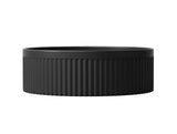 OXFORD Matte Black Basin (Round: 395x395x125)