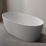 Delta Free Standing Bathtub with No-Overflow (Matte White) 1500/1700mm