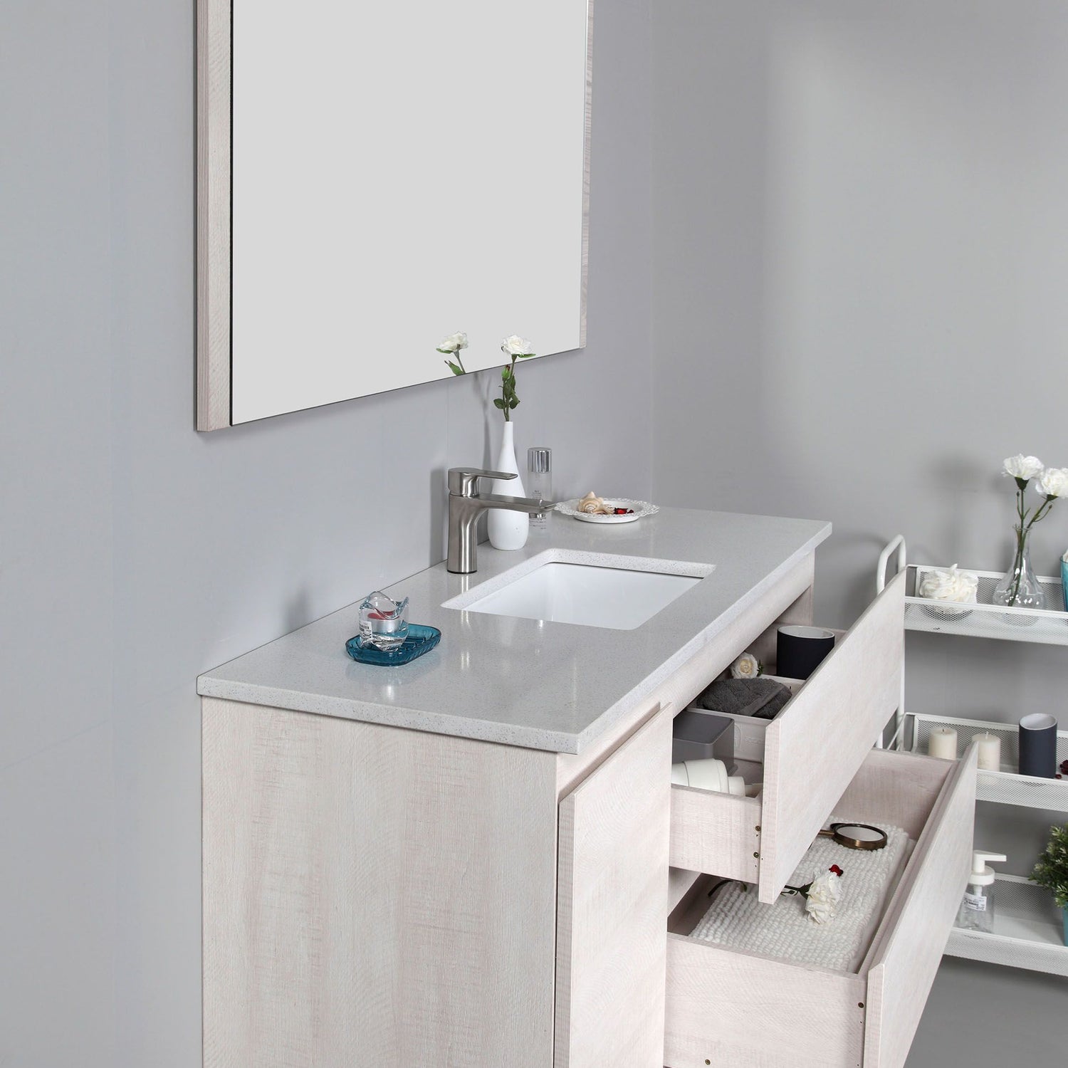 ELISA Wall Hung Vanity White (All Size)