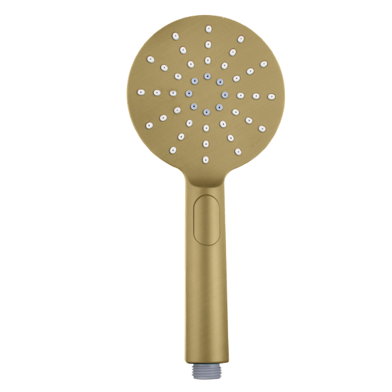 Pentro Round 3 Functions Hand Shower Spray - Brushed Brass