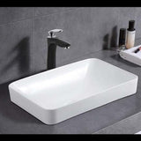 Logan Semi Recess Soft White Basin (Rectangle: 500x370x140mm)