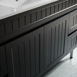 ACACIA SHAKER PVC Floor Vanity 1500 (Single/Double Bowl)
