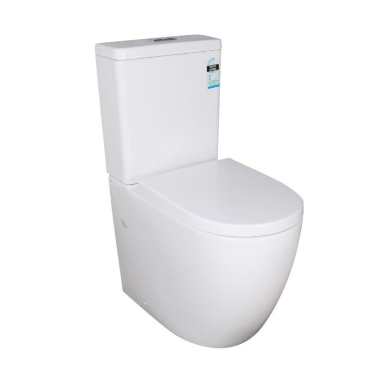 Elvera Tornado Ambulant Gloss White Toilet Suite