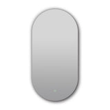 AQUA LED Oval Acrylic Frameless Mirror 500x1000mm