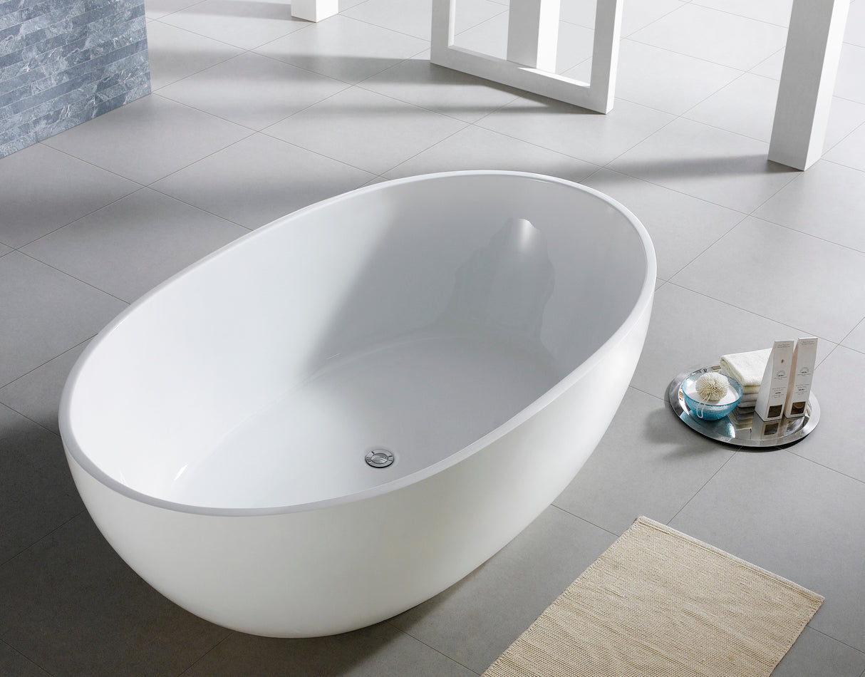 Lucia Free Standing Non-Overflow Bathtub (1700mm)