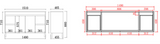 STELLA PVC Floor Vanity 1500mm