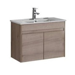 YORK Slim Wall Hung Vanity Max Oak (All Sizes)