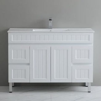 ACACIA SHAKER PVC Floor Vanity 1200mm (Single Bowl)