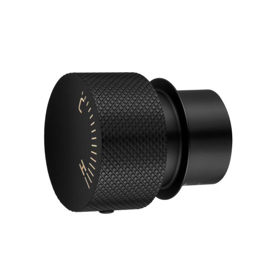 Round Progressive Wall Mixer Handle - Black