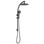 10'' Round Shower Station Top Inlet - Black