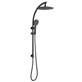 10'' Round Shower Station Top Inlet - Black