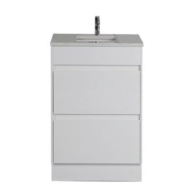 LEONA Freestanding Vanity Gloss White (All Sizes)