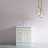 ACACIA SHAKER PVC Floor Vanity 750