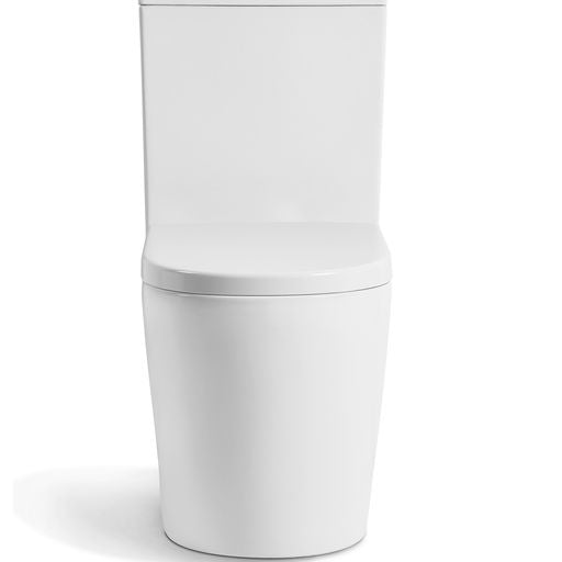 Stella Rimless Back to Wall Gloss White Toilet Suite
