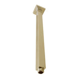 Cavallo Square Ceiling Shower Arm 400mm - Brushed Brass