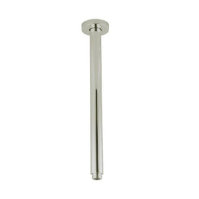 Pentro Round Ceiling Shower Arm 400mm - Brushed Nickel
