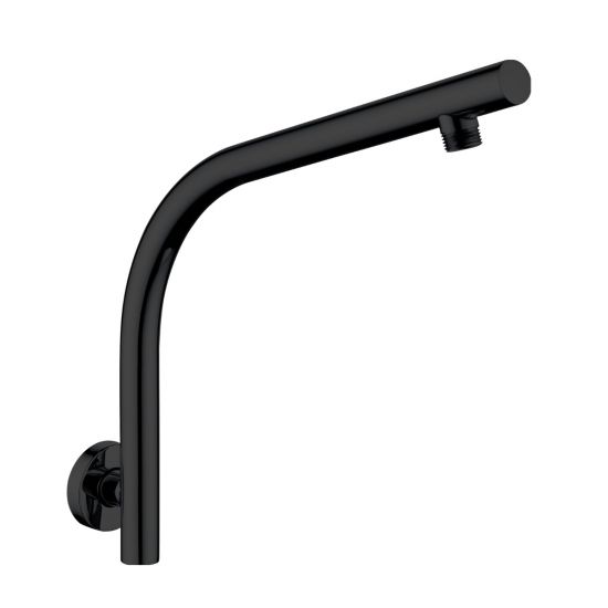 Pentro Wall Mounted Shower Arm - Matte Black