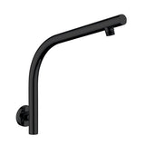 Pentro Wall Mounted Shower Arm - Matte Black