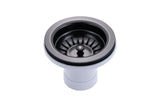 Gunmetal Stainless Steel PVD Double Bowl Kitchen Sink (820x457x230)