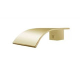 Esperia Square Bath Spout - Brushed Brass