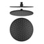 Pentro 250mm Solid Brass Round Rainfall Shower Head - Matte Black