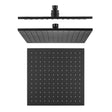 Cavallo 250mm Soild Brass Shower Head - Matte Black