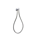 Esperia Square Shower Holder Wall Connector Hose - Chrome