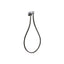 Esperia Square Shower Holder Wall Connector Hose - Brushed Nickel