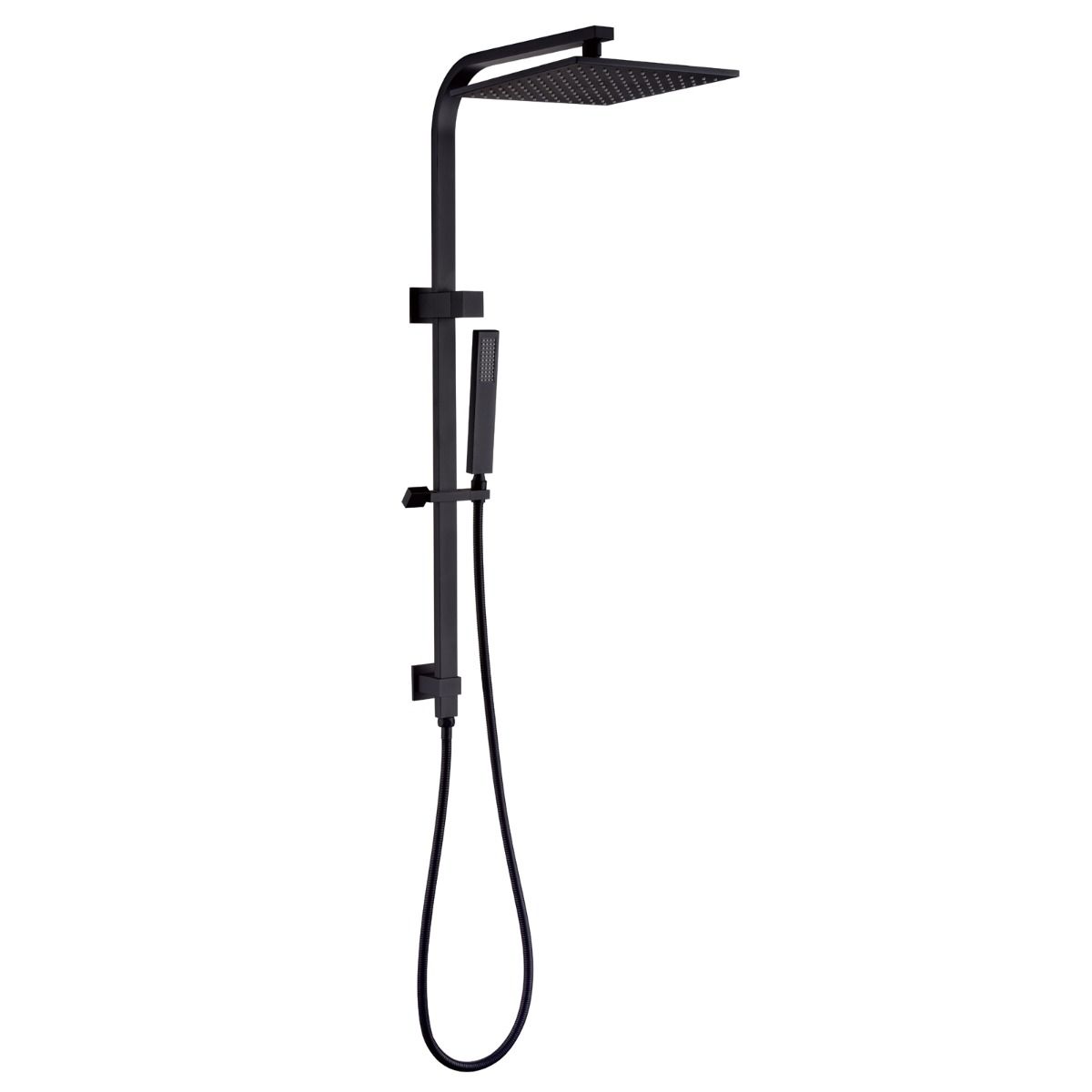 Esperia 250mm Square Shower Station - Matte Black