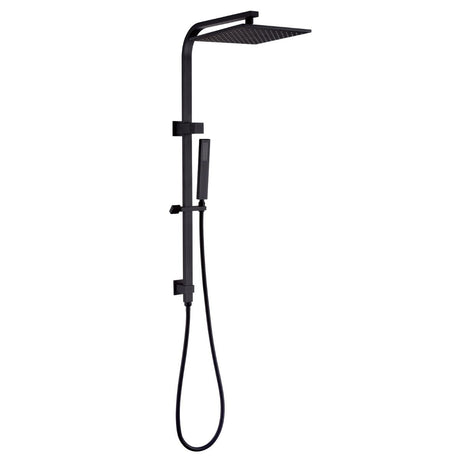 Esperia 250mm Square Shower Station - Matte Black