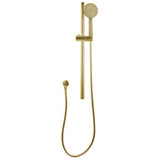 Pentro Round Handheld Shower Rail Set - Brushed Brass